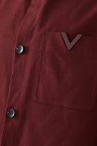 V-Detail Long-Sleeve Shirt